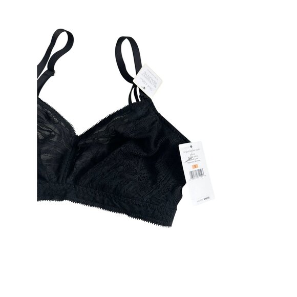 ON GOSSAMER Black Lace Maternity Bralette Size Small NEW NWT - Picture 6 of 7